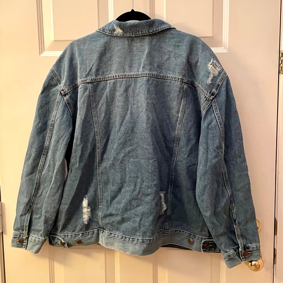 Denim Jacket Jean Jacket Time and Tru 3X - Picture 2 of 2